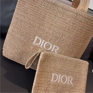 Dior gift tote and pouch set